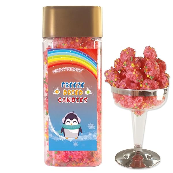 HALLOWEEN CANDY INNOVATIVE CRUNCH – PREMIUM FREEZE DRIED CANDY IN 8OZ SAFE CANISTER, FROZEN DEHYDRATED POPULAR CANDIES, PERFECT FOR TRICK-OR-TREAT, PARTY FAVORS & HALLOWEEN TREATS