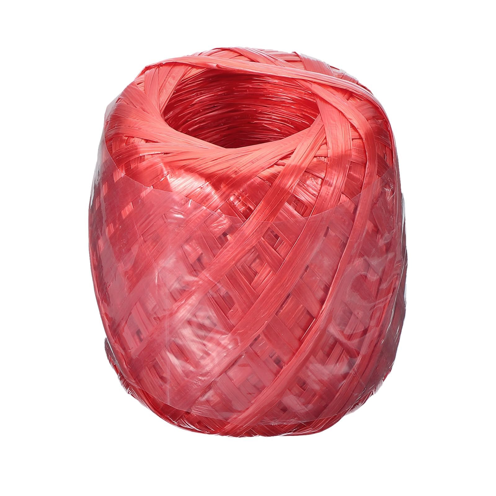 PATIKIL 125m/410Ft Polyester Nylon Plastic Rope, Twine Household Bundles Ropes Roll for Gardening Packing Crafting DIY, Red