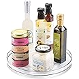 iDesign Linus Turntable Kitchen Organizer, Organization for Pantry, Countertop, Shelf, Table, Vanity, Bathroom, 11 Inches, Cl