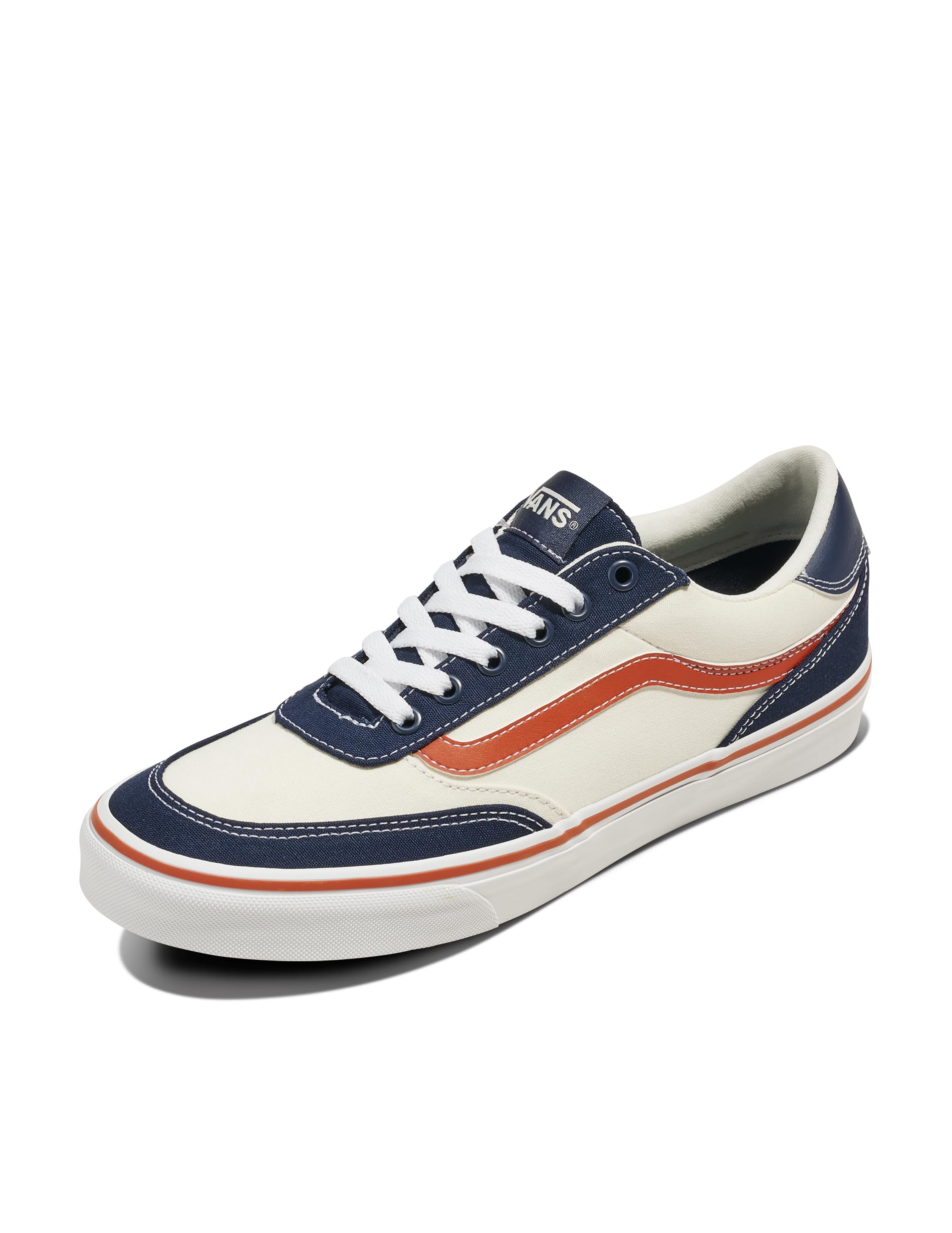 Vans Men's Brooklyn LS Shoe - Low-Top Fashion Sneakers for Casual Wear. Varsity Block Parisian Night. 11.5 Image