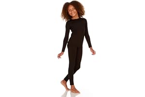 Thermajane Thermal Underwear for Kids Long Johns, Girls Thermal Underwear Set, Base Layer Kids Long Underwear