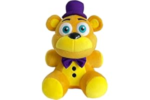 XSMART MALL XSmart Global Fan Collection Plush Fredbear Soft Huggable Cute Stuffed Gifts for All Age Fan 7 Inch