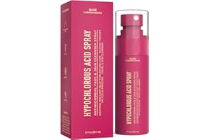 BASE LABORATORIES Hypochlorous Acid Spray for Face & Skin - Travel Size - Magic Facial Toner Spray & Cleaner - Skin Repair Solution helps reduce redness, Irritations, acne - HOCL Molecule Spray 2oz