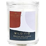 Main + Mesa 11.5 oz. Lidded Glass Candle, Wild Fig