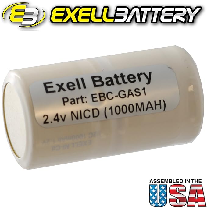 2.4V 1000mAh Gas Meter Battery for TIF 8800 Combustible Gas Detector HICAPACITY Gas Detectors