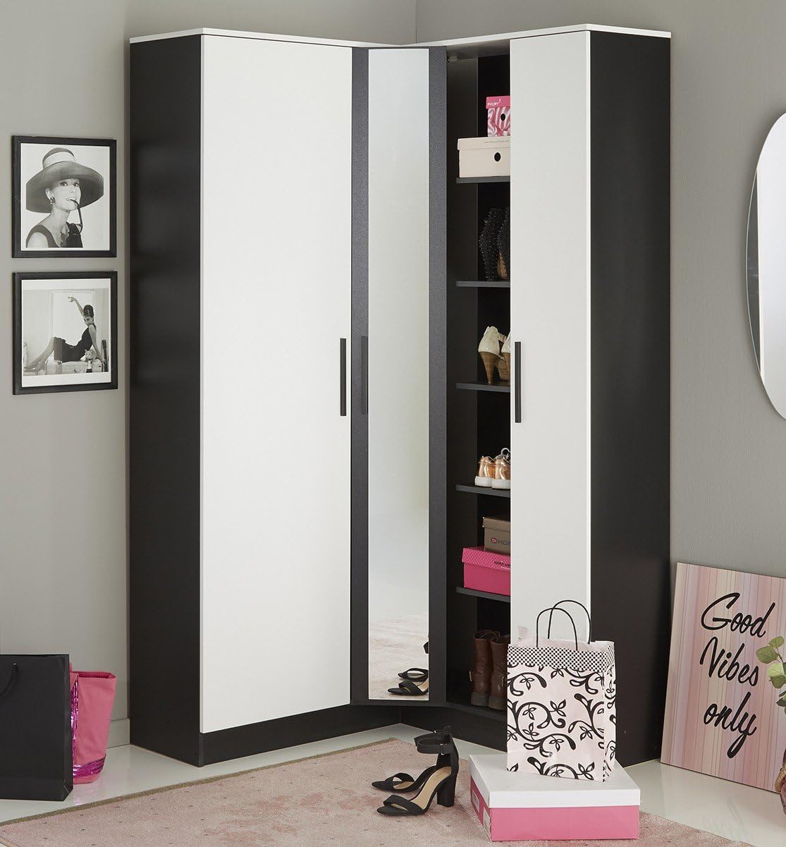 Armario esquinero blanco | Los mejores armarios