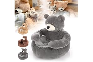 TKNIBEEN Teddy Bear Dog Bed with Arms, Teddy Bear Bed for Dogs, Ultra Soft Plush Pet Sofa, Teddys Bear Cuddler Dog Bed, Cute 