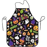 Bonieset Funny Seasonal Holiday Apron, Adjustable Kitchen Cooking Apron for Women Men BBQ Baking Gardening Party Supplies