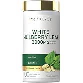 Carlyle Mulberry Leaf Extract | 100 Capsules | Non-GMO and Gluten Free Herbal Supplement