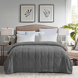 PU MEI Sherpa Throw Blanket for Couch Sofa