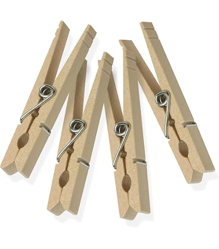 Extreme Wäscheklammern Aus Edelstahl – 18-teiliges Set, Rostfrei & Farbig, Lagerfeuer-Kollektion (Hergestellt In Italien)