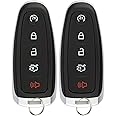 KeylessOption Keyless Entry Car Remote Start Smart Key Fob for Ford Lincoln M3N5WY8609 (Pack of 2)