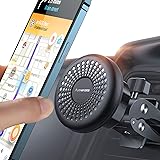 Magnet Car Phone Mount, Screw-Locking Ultra Sturdy, Anwas Air Vent Magnetic Phone Holder, 6 Strong Magnets Phone Case Friendl