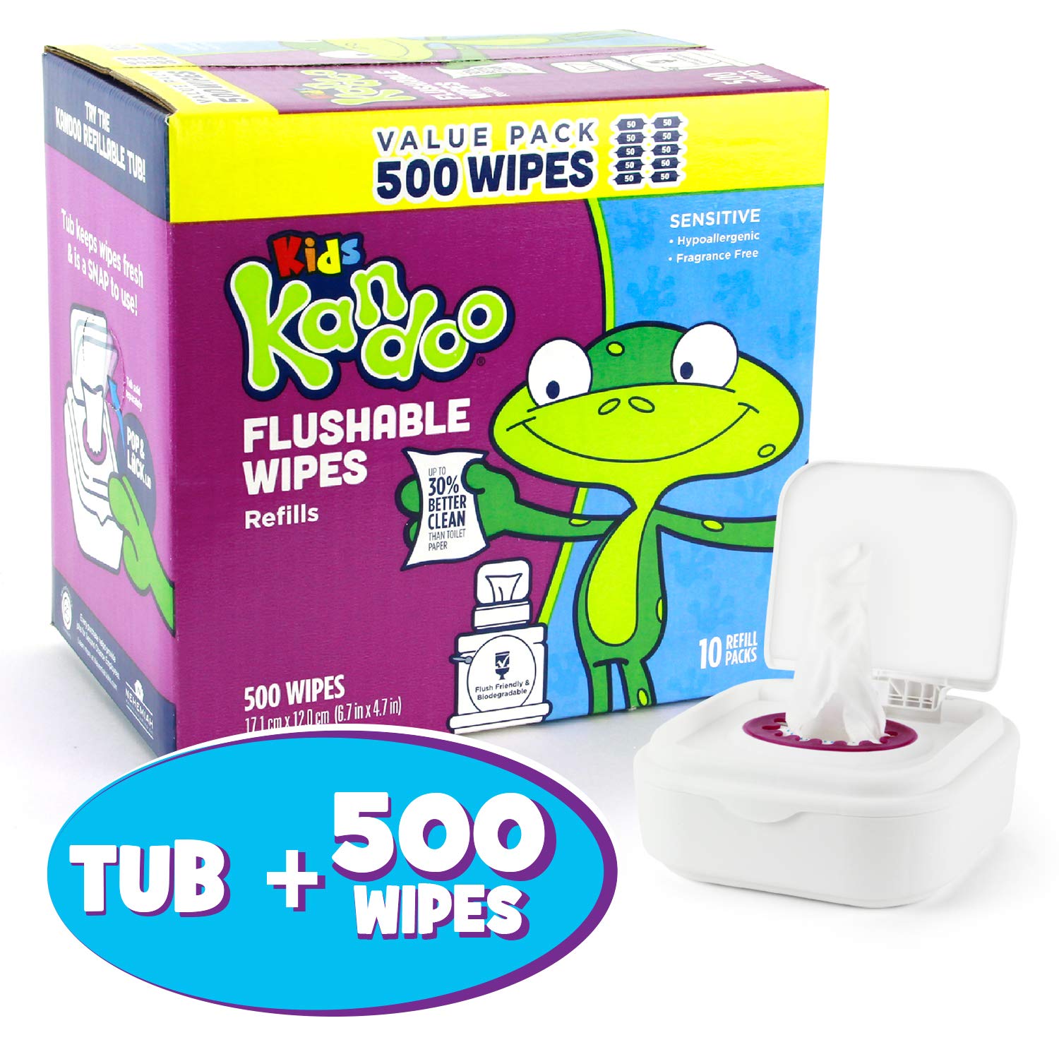 kandoo sensitive flushable wipes