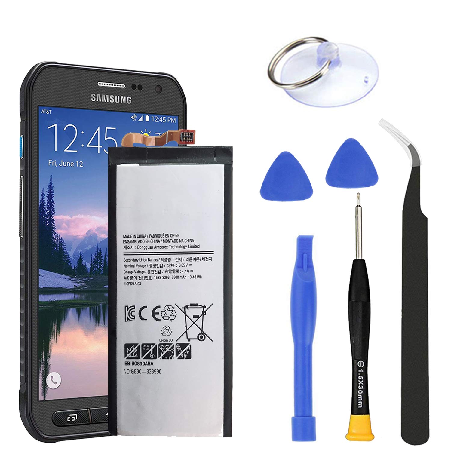 Rechargeable Batteries Galaxy S6 Active Battery HDCKU S6 Active