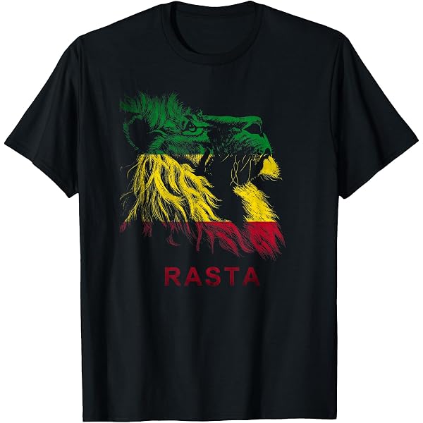 T-shirt Love Jamaica Hommes - Coton, Coupe Régulière, Taille UK, Neuf Avec étiquettes