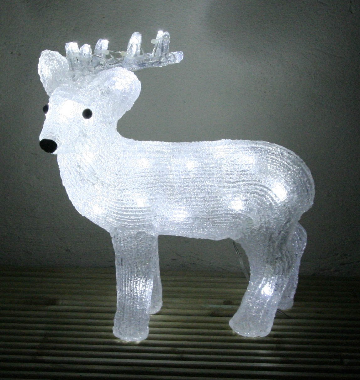 Light Up Reindeer LED Christmas Figure for Indoor Outdoor Use by