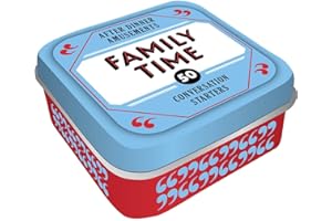 CHRONICLE BOOKS After Dinner Amusements: Family Time: 50 Conversation Starters (Conversation Card Game for Families, Portable Camping and Holiday Games)