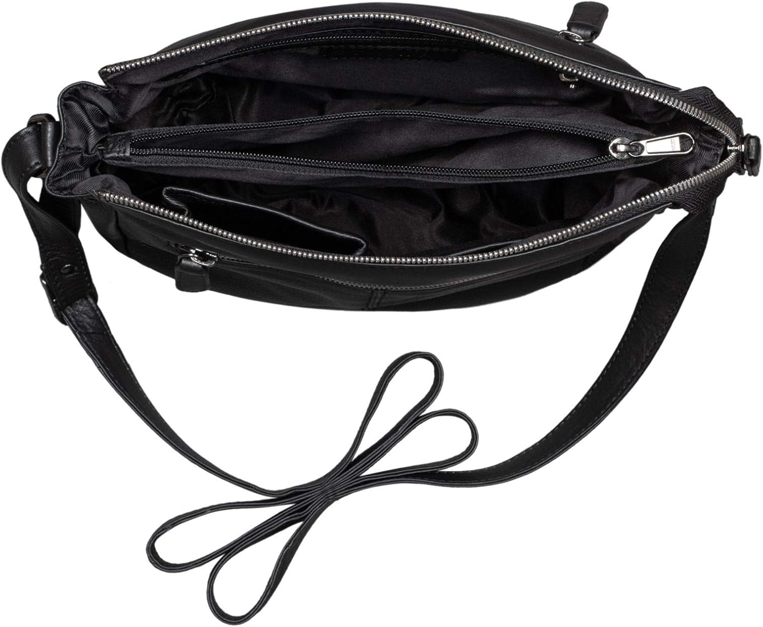 STILORD "Bella" Handbags Women Small Leather Vintage Crossbody Shoulder Bag Ladies for Going Out Classic Evening Bag Tote Bags Genuine Leather Colour:Black - Image 5