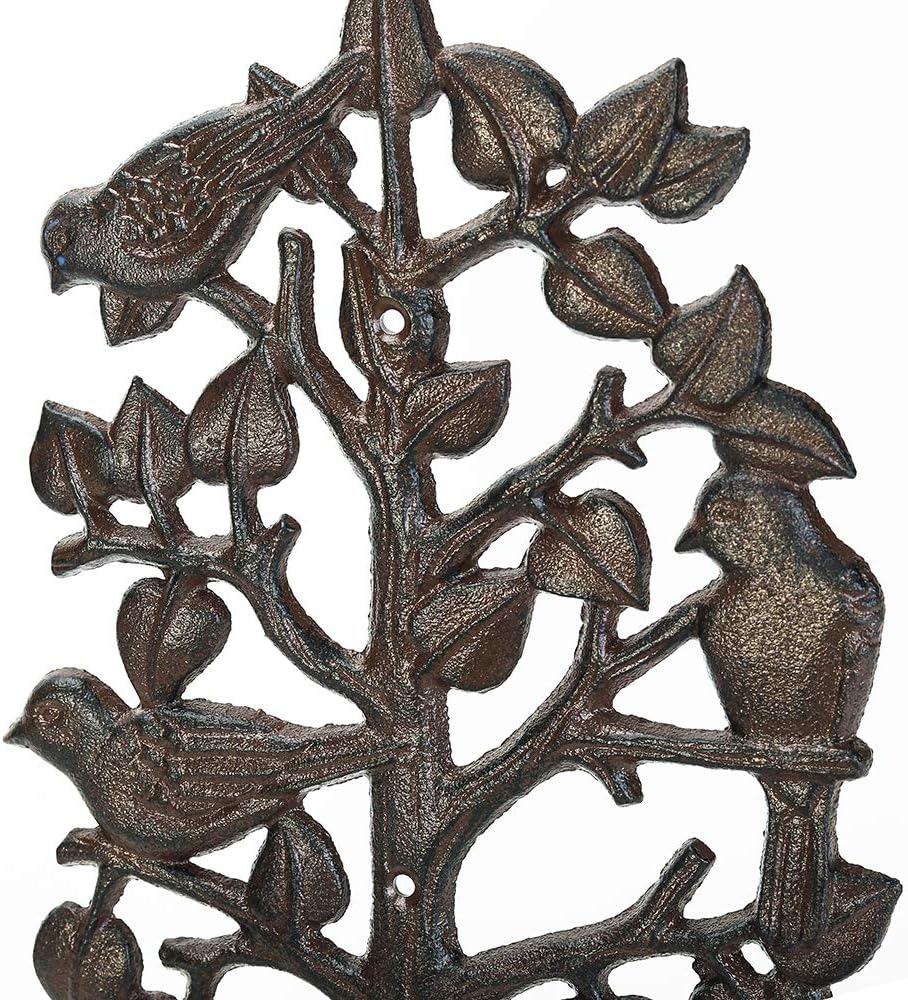 Sungmor Heavy Duty Cast Iron Garden Hose Holder, Shape C-bird - Image 5