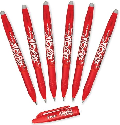 Amazon パイロット フリクションボール 0 7mm 消せるゲルペン 細字 赤インク 6本パック ジェルインクボールペン 文房具 オフィス用品
