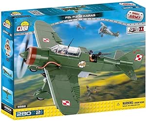 COBI - PZL P-23B Karaś, avión de juguete (5522) , color ...