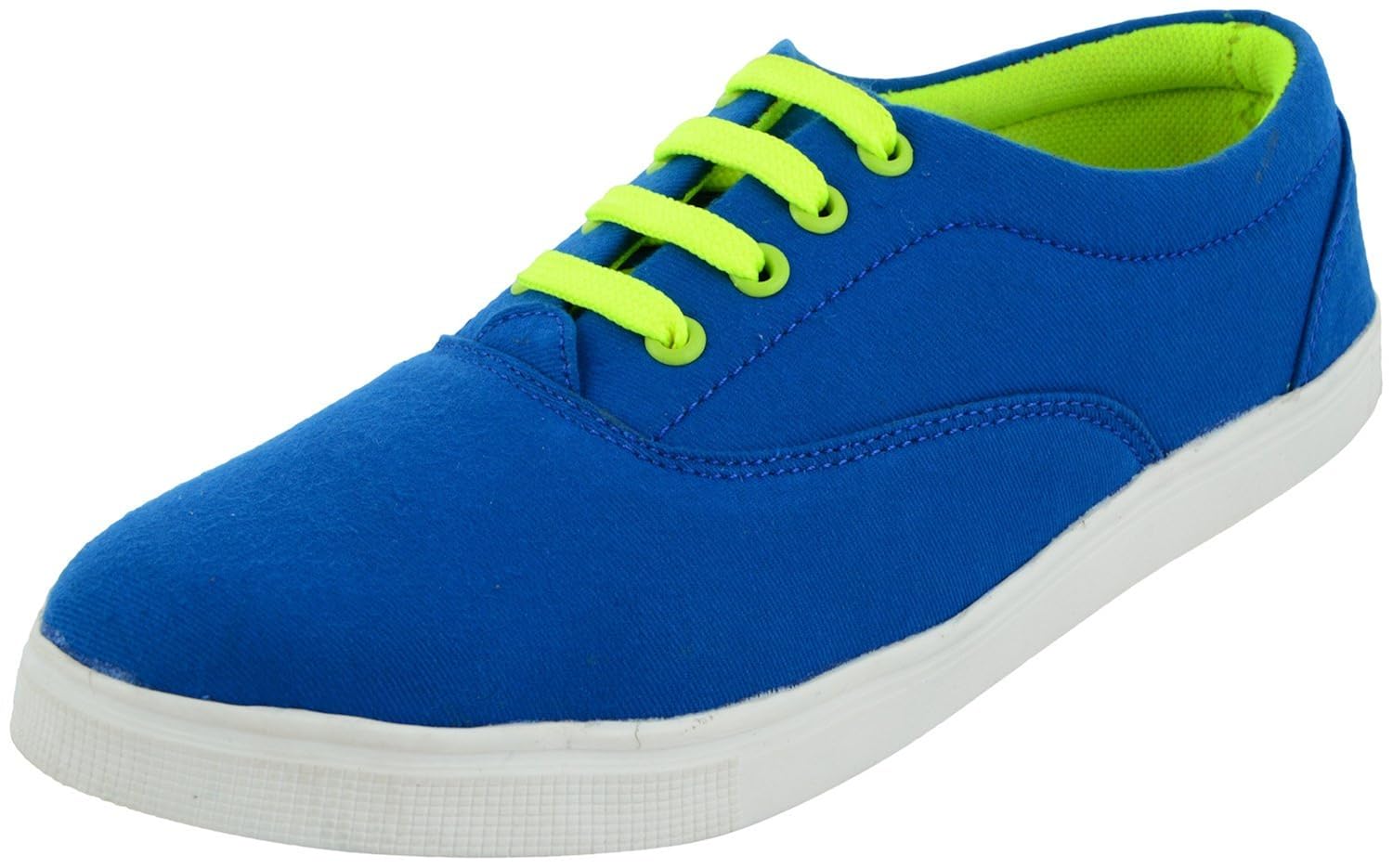 neon canvas shoes