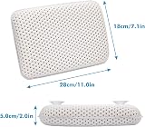 HANKEY Bathtub Pillow Bath Spa Head Rest Cushion w/ 8 Suction Cups 27.9cm view 3