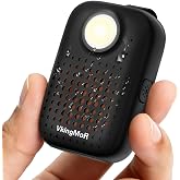 VkingMoR Wearable Bluetooth Speaker with IPX7 Waterproof/Dust Protection | Clip-On Speaker Bluetooth,Hands-Free/Built-in Mic,LED Safety Light/Portable Outdoor for Hiking/Biking/Running