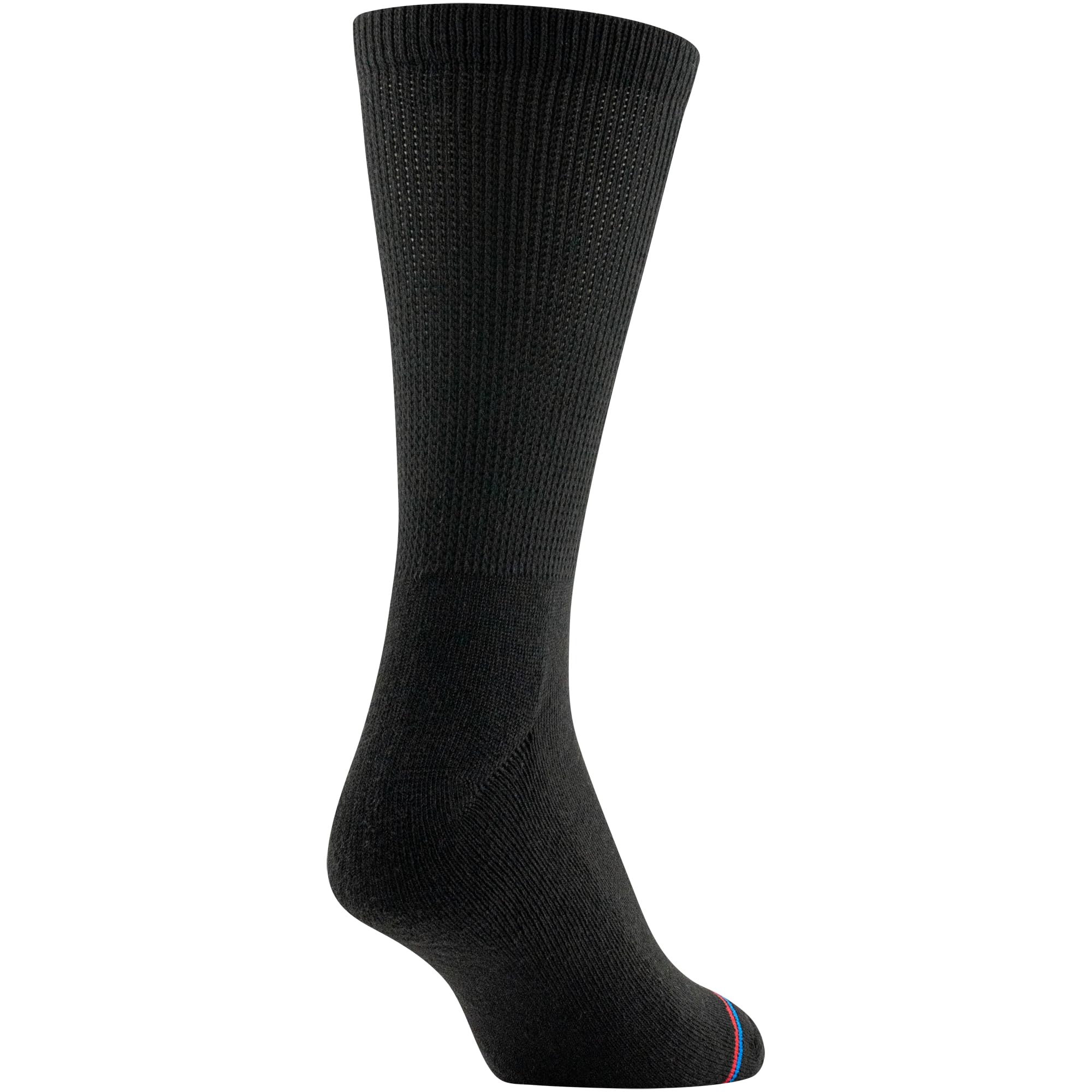 MediPeds Adult Crew Socks With Non-Binding Top and Cushion, Multipairs