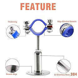 AKIHISA 2 Inch Wall Mount Ceiling Mount Pipe