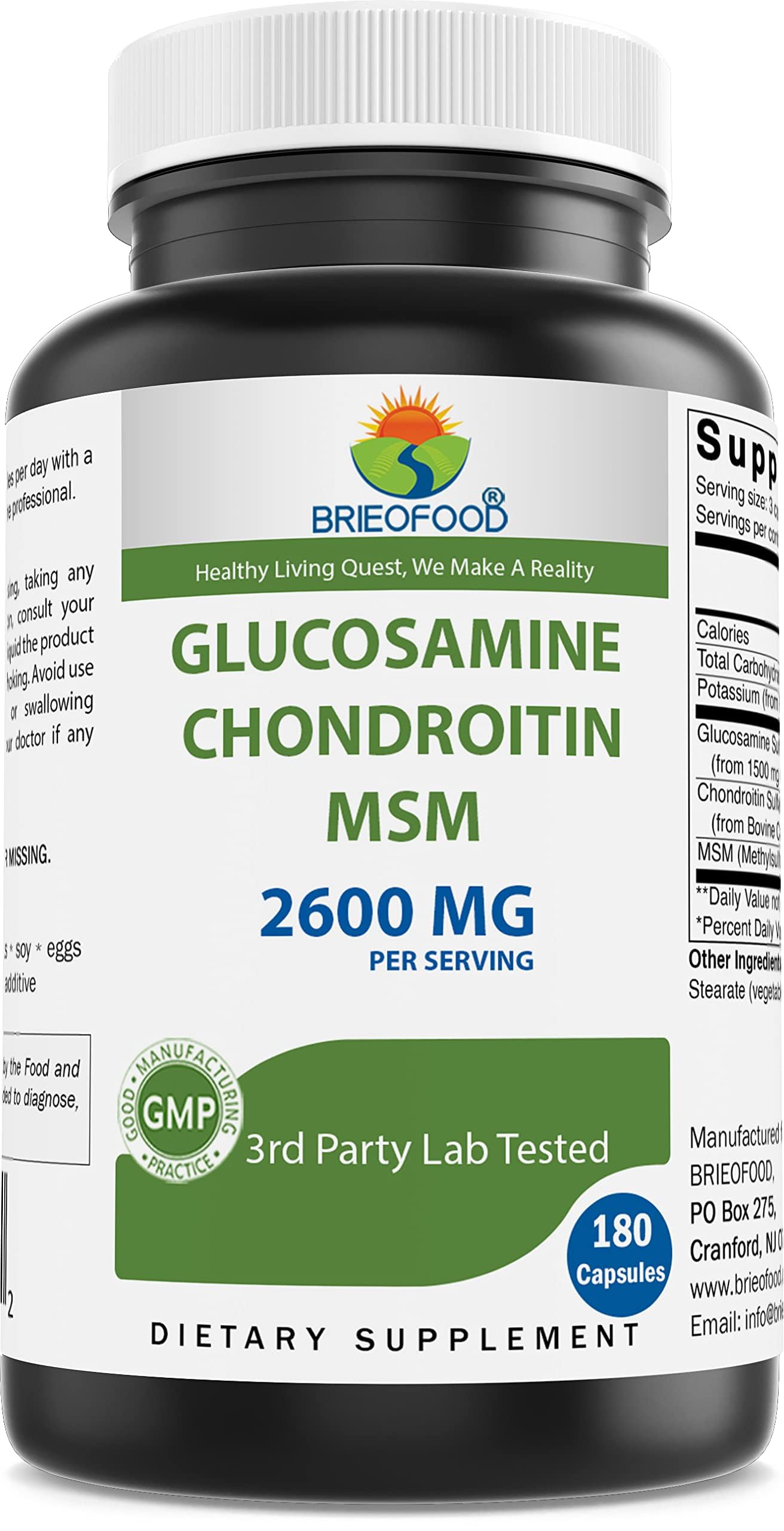 Glucosamine Chondroitin MSM 2600 mg
