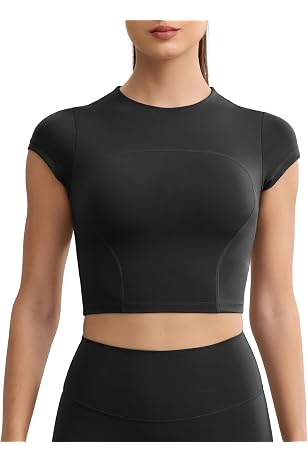 cropped athletic shirts