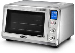 Amazon.com: DeLonghi, EO241250M Livenza, horno de convección digital para  mesada, de acero inoxidable : Todo lo demás