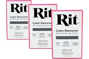 Rit Dye Laundry Treatment Color Remover Powder, 2 oz, 3-Pack