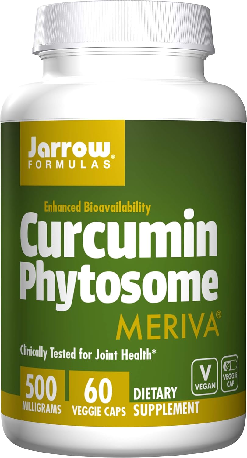 Jarrow Formulas Curcumin Phytosome (Meriva), Clinically Tested for Joint Health, 500 mg, 120 Veggie Caps: Health & Personal Care