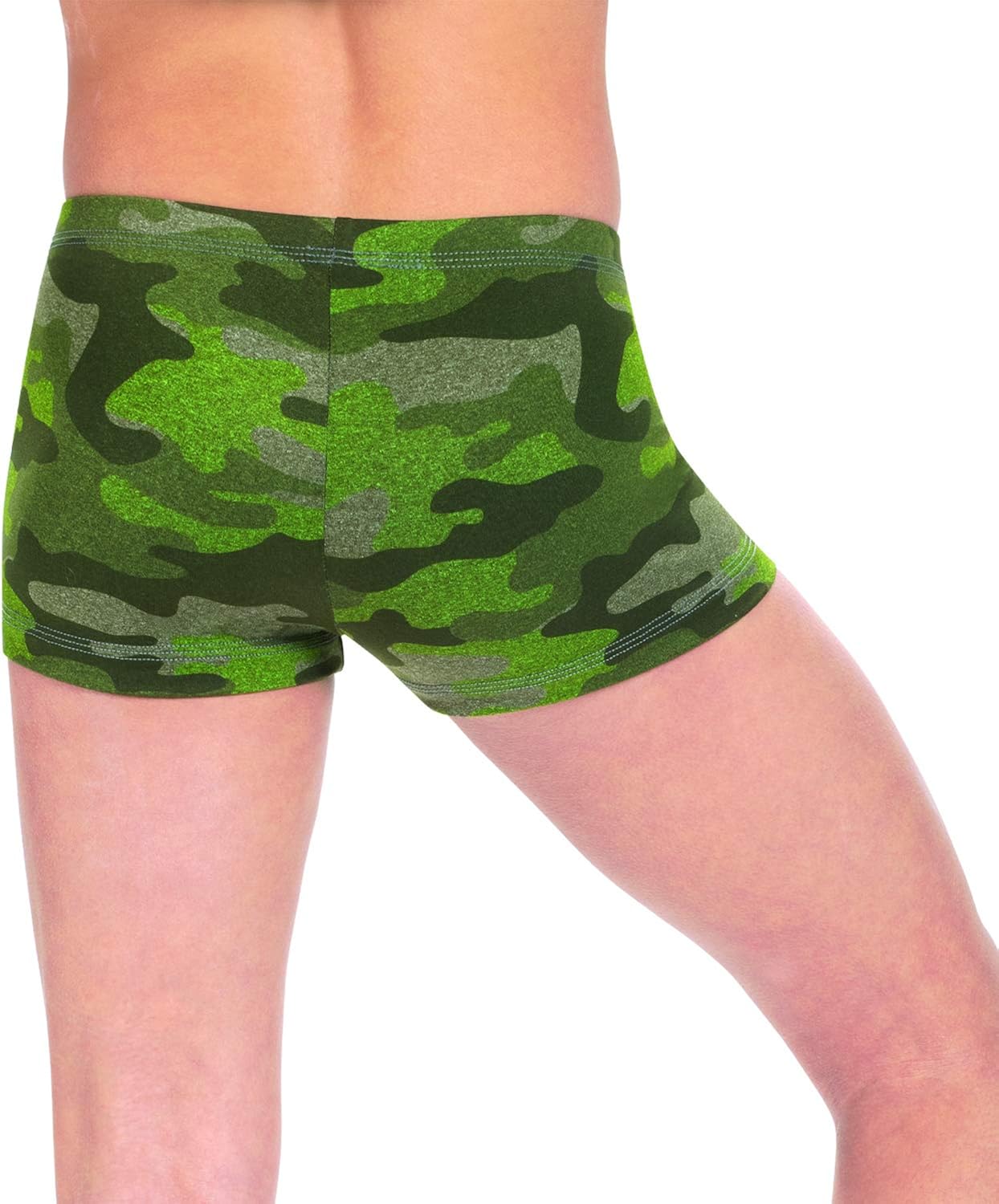 GK Girls Summer Collection Camo Workout Short: Clothing