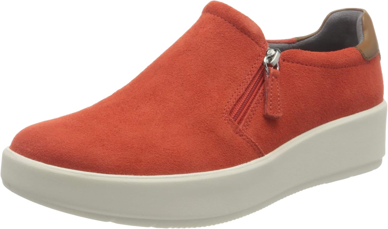clarks orange shoes