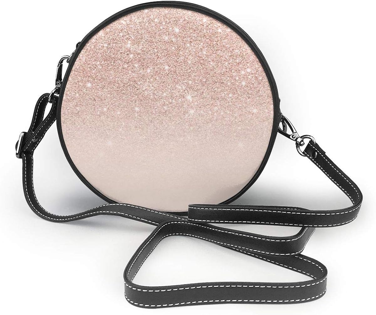 gold glitter crossbody bag