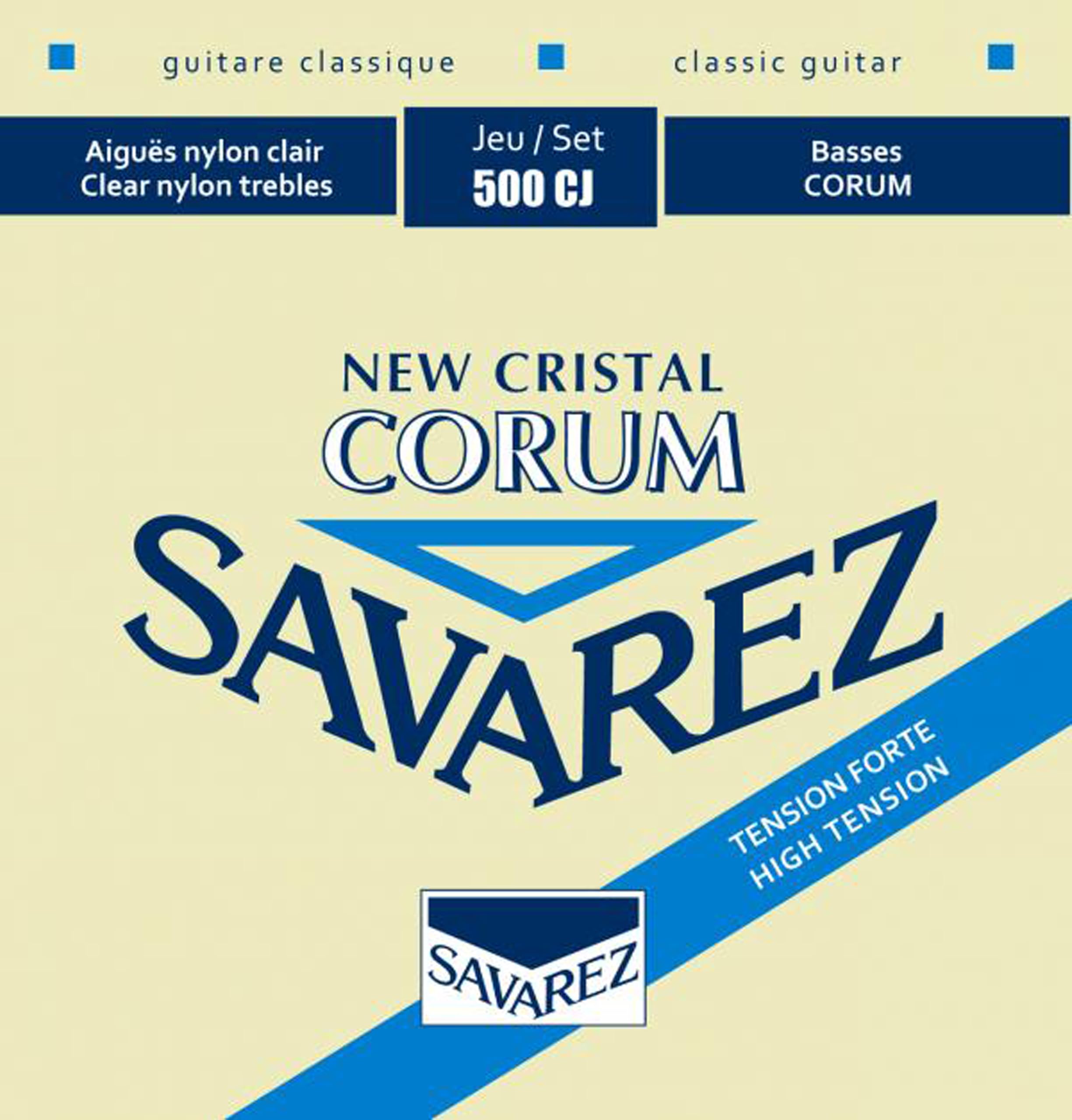 Savarez 500CJ Strings set Cristal Corum hard Tension