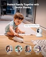 blurams Pet Camera 2K 360 Indoor Security Dog Camera Color Night Vision Motion view 5