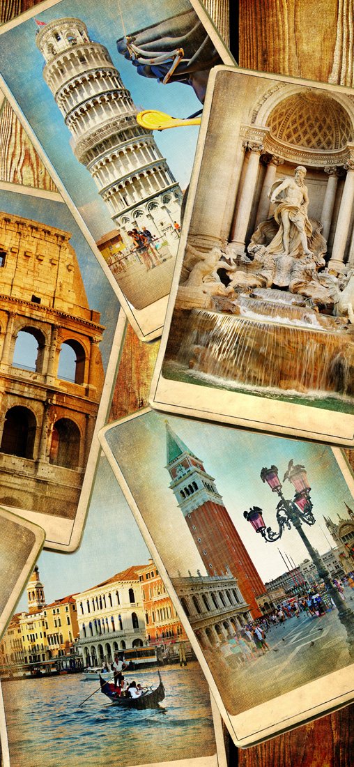 PeelitStickit Famous Rome Buildings and Cities Wallpaper Design, Wall Mural ID-013, vinyl