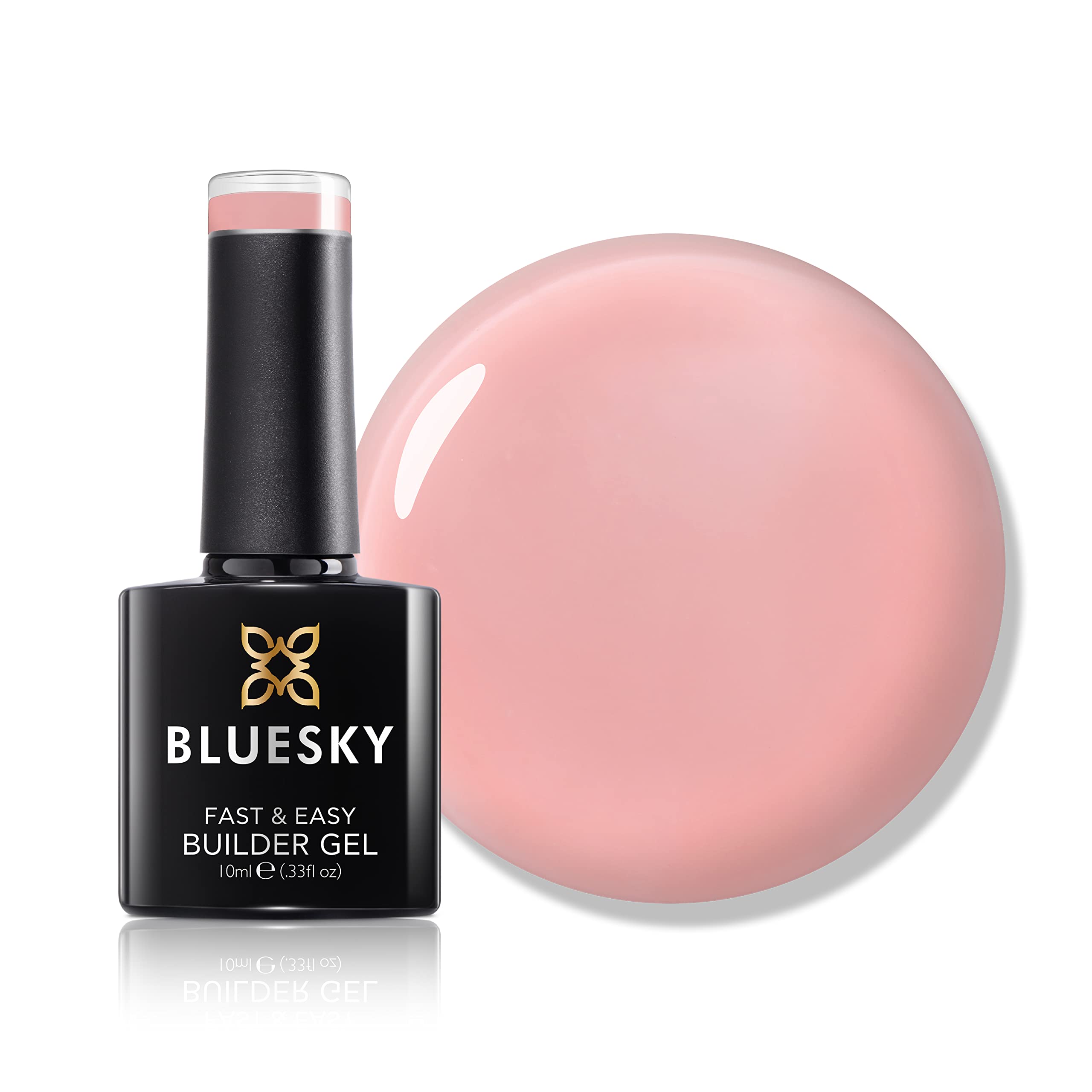 Bluesky All in One Fast & Easy Builder Gel 10ml, Rose - Pink, Nail Strengthener and Extender for Long, Strong Nails & Nail Extensions, Requires Curing Under LED UV Nail Lamp — image 1