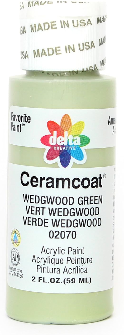 Delta Creative Ceramcoat Acrylic Paint, Assorted Colors, 2 oz