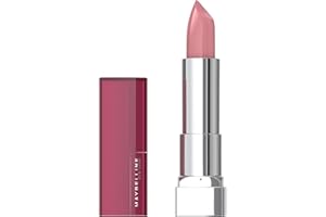 MAYBELLINE Color Sensational Lipstick, Lip Makeup, Cream Finish, Hydrating Lipstick, Born With It, Nude Pink,1 Count