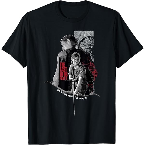 Amazon.com: The Last of Us Ellie Close Up T-Shirt : Clothing