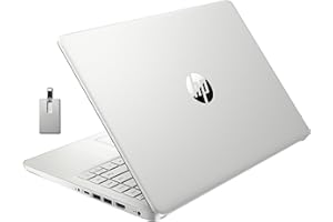 HP Stream 14" HD Laptop, Intel Celeron N4120, 8GB RAM, 128GB eMMC, Intel UHD Graphics, Webcam, 1 Year Office 365, Silver, Win
