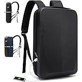 BANGE Laptop Anti-theft backpack Hard Shell Expandable Commute backpack can Hold 15.6 inch laptop for men and women