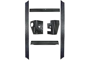 Rugged Ridge | Body Armor Kit, 6 Piece | 11650.51 | Fits 1997-2006 Jeep Wrangler TJ