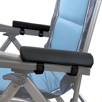 Clever Camper Company Original Zero Gravity Chair Cushion for Arm Rest: Folding Antigravity Recliners, Outdoor and Lawn Loungers, Reclining Patio Lounge Chairs, Armrest Padding